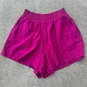 Ava & Viv High Waist Fuchsia Shorts   PM5